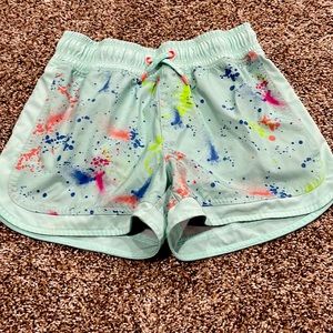 Cat and Jack paint splatter shorts